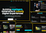 create a ai powered portfolio website with a luxury design